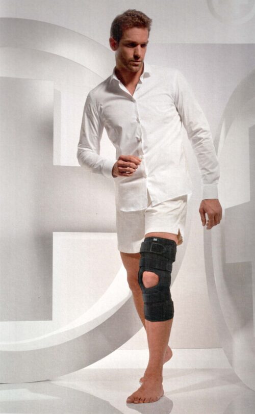 StabiloPro® knee splint with adjustable hinges
