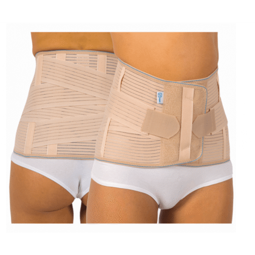 PRIM back brace with additional fastening