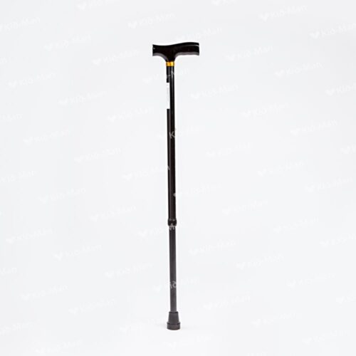 Aluminium stick with wooden handle