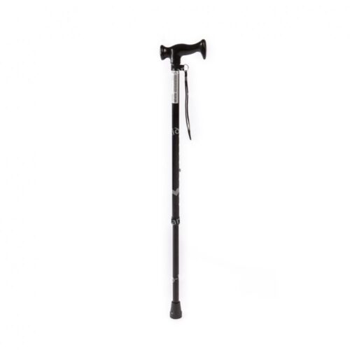 Aluminium stick with plastic handle